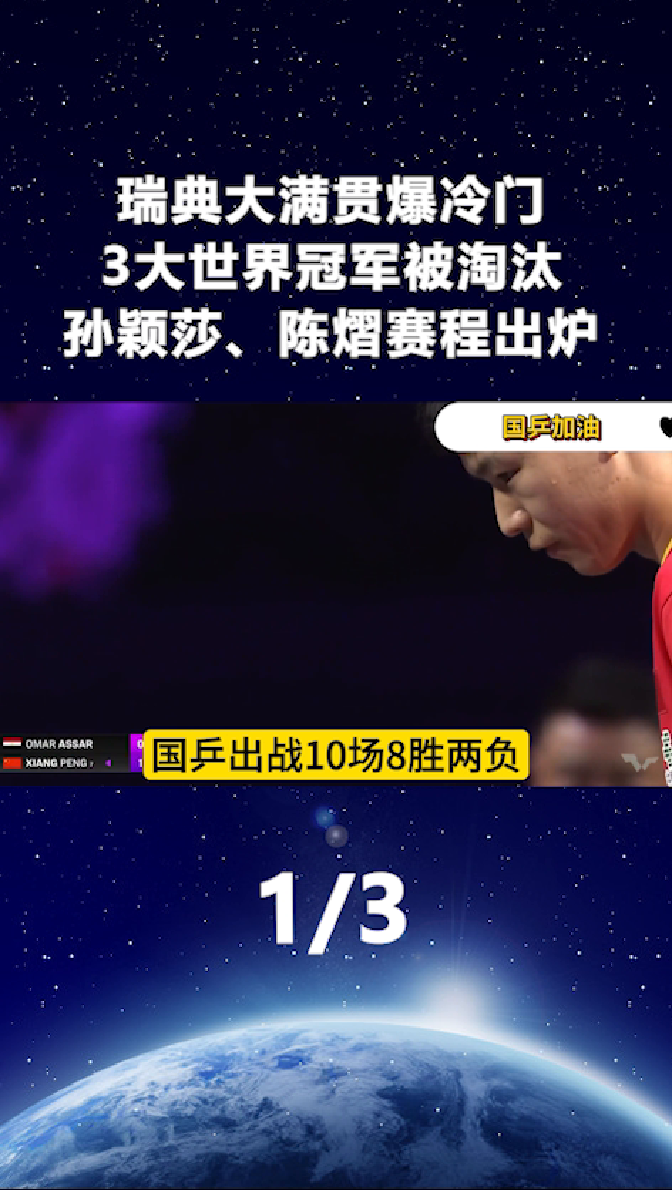 包含瑞典队碾压葡萄牙队，许昕统治全场的词条